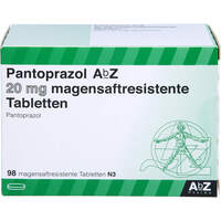 Pantoprazol AbZ 20mg magensaftresistente Tabletten, 98 Stk., Abz Pharma GmbH