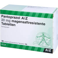 Pantoprazol AbZ 20mg magensaftresistente Tabletten, 98 Stk., Abz Pharma GmbH