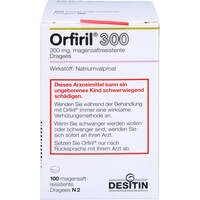 ORFIRIL 300, 100 st, Desitin Arzneimittel GmbH