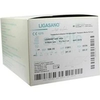 LIGASANO weiß Verband 1x10x10 cm steril, 10 Stück, LIGAMED medical Produkte GmbH