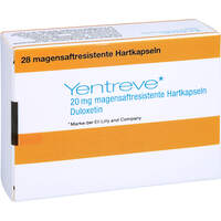 YENTREVE 20mg magensaftresistente Hartkapseln, 28 Stk., Emra-Med Arzneimittel GmbH