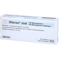 Eferox Jod 100ug/100ug Tabletten, 100 st, Aristo Pharma GmbH