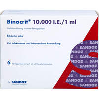 Binocrit 10000 I.E./1ml, 6x1 ml, HEXAL AG
