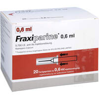 Fraxiparina 0.6ml, 20x0,6 ml, kohlpharma GmbH