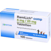 RamiLich comp 5mg/25mg Tabletten, 100 st, Zentiva Pharma GmbH