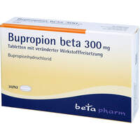 Bupropion beta 300 mg Tabletten m.veränd.Wst.-Frs., 30 Stk., betapharm Arzneimittel GmbH