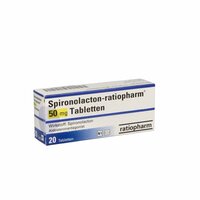 Spironolacton-ratiopharm 50mg Tabletten, 20 Stk., ratiopharm GmbH