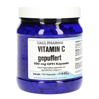 Vitamin C gepuffert 100mg GPH Kapseln, 750 Stk., Hecht-Pharma GmbH