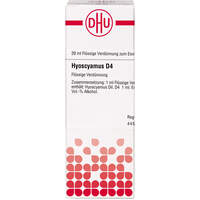 HYOSCYAMUS D 4, 20 ml, Dhu-Arzneimittel GmbH & Co. KG HYOSCYAMUS D 4, 20 ml, Dhu-Arzneimittel GmbH & Co. KG