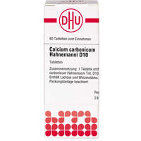 CALCIUM CARBONICUM Hahnemanni D 10 Tabletten, 80 Stk., DHU-Arzneimittel GmbH & Co. KG