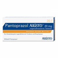 Pantoprazol Aristo 20 mg magensaftresistente Tabl., 15 st, Aristo Pharma GmbH