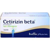 Cetirizin beta, 100 st, betapharm Arzneimittel GmbH