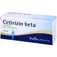 Cetirizin beta, 100 st, betapharm Arzneimittel GmbH
