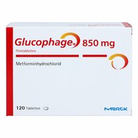 Glucophage 850mg Filmtabletten B, 120 st, Docpharm GmbH