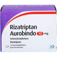 Rizatriptan Aurobindo 10mg Schmelztabletten, 12 st, PUREN Pharma GmbH & Co. KG