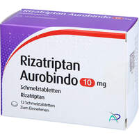 Rizatriptan Aurobindo 10mg Schmelztabletten, 12 st, PUREN Pharma GmbH & Co. KG