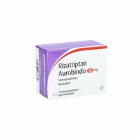 Rizatriptan Aurobindo 10mg Schmelztabletten, 12 st, PUREN Pharma GmbH & Co. KG