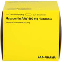 Gabapentin AAA 600mg Filmtabletten, 100 st, Aaa - Pharma GmbH