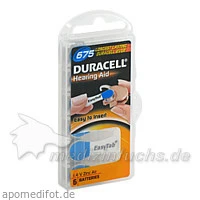 DURACELL 675 Easy TAB Hörgerätebatterie, 6 Stück, Wick Pharma / Procter & Gamble GmbH