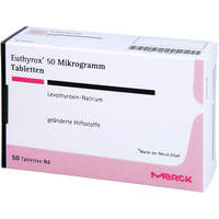 Euthyrox 50 MIKROGRAMM, 50 st, Emra-Med Arzneimittel GmbH