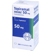 Topiramat-HEXAL 50 mg Filmtabletten, 200 st, HEXAL AG