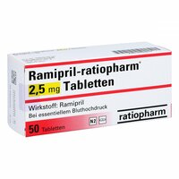 Ramipril-ratiopharm 2.5mg Tabletten, 50 st, ratiopharm GmbH