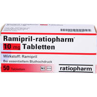 Ramipril-ratiopharm 10mg Tabletten, 50 st, ratiopharm GmbH