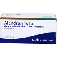 Alendron-beta einmal wöchentlich 70mg Tabletten, 12 st, betapharm Arzneimittel GmbH
