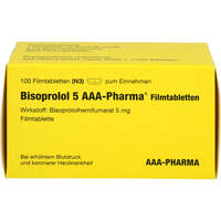 Bisoprolol 5mg AAA-Pharma Filmtabletten, 100 st, Aaa - Pharma GmbH