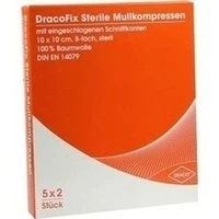 DRACOFIX PEEL KOM steril 10X10 8fach, 5x2 Stück, Dr. Ausbüttel & Co. GmbH