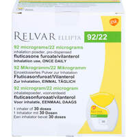 Relvar Ellipta 92 Mikrogramm / 22 Mikrogramm, 1x30 Stk., Berlin-Chemie AG
