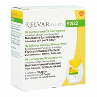 Relvar Ellipta 92 Mikrogramm / 22 Mikrogramm, 1x30 Stk., Berlin-Chemie AG