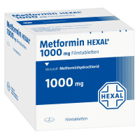 Metformin HEXAL 1000mg Filmtabletten, 120 Stk., HEXAL AG