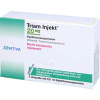 TRIAM INJEKT 20mg Kristallsuspension, 1x0,5 ml, Zentiva Pharma GmbH