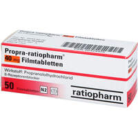 Propra-ratiopharm 40mg Filmtabletten, 50 Stk., ratiopharm GmbH