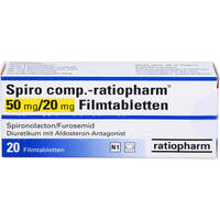 Spiro comp.-ratiopharm 50mg/20mg Tabletten, 20 Stk., ratiopharm GmbH