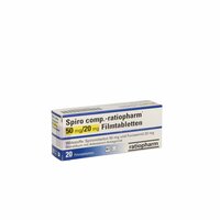 Spiro comp.-ratiopharm 50mg/20mg Tabletten, 20 Stk., ratiopharm GmbH