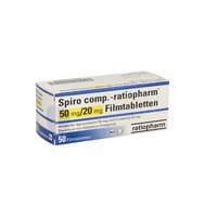 Spiro comp.-ratiopharm 50mg/20mg Tabletten, 50 Stk., ratiopharm GmbH