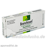 BRONCHICUM Pastillen, 20 Stk., MCM Klosterfrau Vertriebsgesellschaft mbH