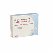 Orfiril 100mg/ml Injektionslösung, 5x3 ml, Desitin Arzneimittel GmbH