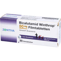 Bicalutamid Winthrop 50 mg Filmtabletten, 30 Stk., Zentiva Pharma GmbH