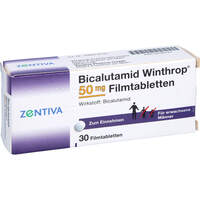 Bicalutamid Winthrop 50 mg Filmtabletten, 30 Stk., Zentiva Pharma GmbH