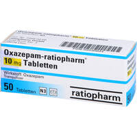Oxazepam-ratiopharm 10mg Tabletten, 50 Stk., ratiopharm GmbH