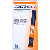 NovoRapid FlexPen Fertigspritzen, 5x3 ml, Emra-Med Arzneimittel GmbH