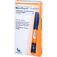 NovoRapid FlexPen Fertigspritzen, 5x3 ml, Emra-Med Arzneimittel GmbH