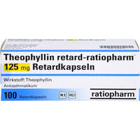 Theophyllin retard-ratiopharm 125mg Retardkapseln, 100 st, ratiopharm GmbH