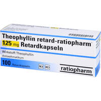 Theophyllin retard-ratiopharm 125mg Retardkapseln, 100 st, ratiopharm GmbH