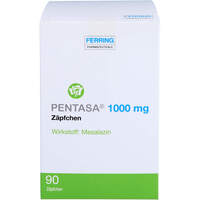 Pentasa 1000 mg Zäpfchen B, 90 st, Docpharm GmbH