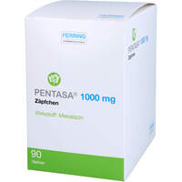 Pentasa 1000 mg Zäpfchen B, 90 st, Docpharm GmbH