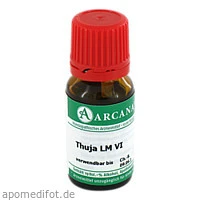 THUJA ARCA LM 6, 10 Milliliter,  ARCANA Dr. Sewerin GmbH & Co. KG 